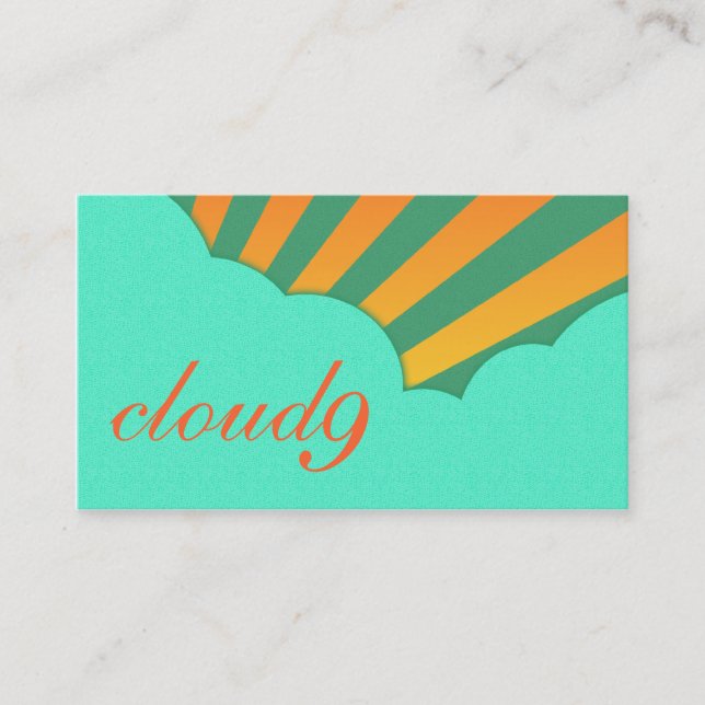 Wolke 9 visitenkarte (Vorderseite)