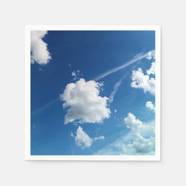 Wolke im Licht Serviette (Vorderseite)