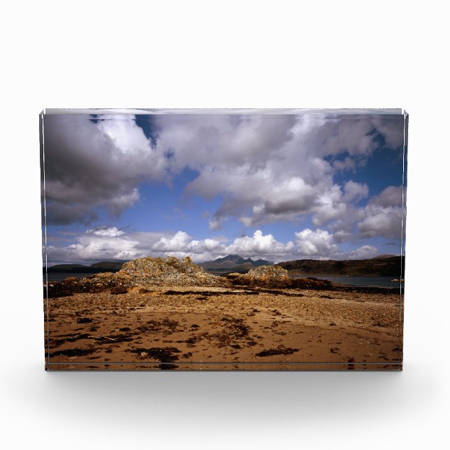 Wolke über Blabheinn Insel Skye Schottland Fotoblock (Vorderseite)