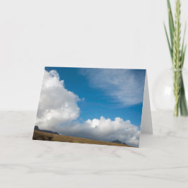 Wolke über der Zeichenfolge Dankeskarte