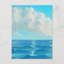 Wolke über Wasser - Malerische Meereslandschaft