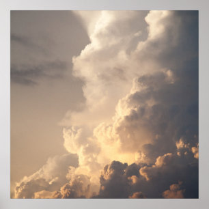 Wolke unter Kopf Wolke Himmel Sturmwolken Wolken Poster