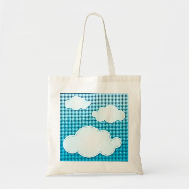 Wolken abstrakter Hintergrund, Tasche (Vorne)