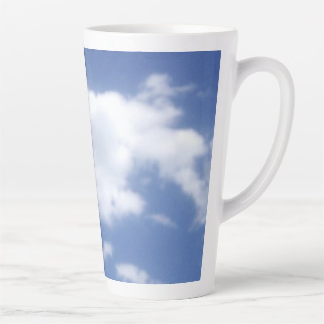 Wolken am blauen Himmel Milchtasse (Rechts)