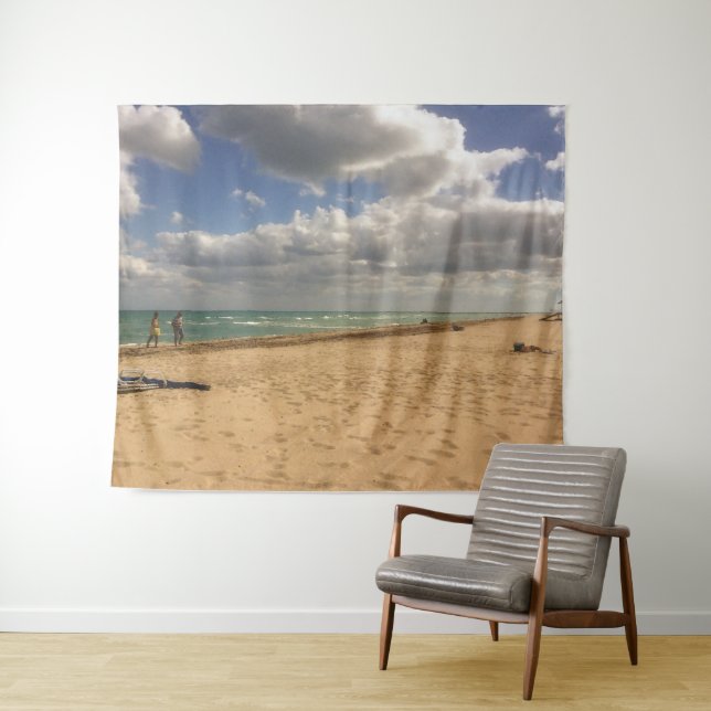 Wolken am Hollywood Beach Wandteppich (Beispiel (Horizontal))