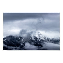 Wolken auf dem Berg Storžič, Slowenien