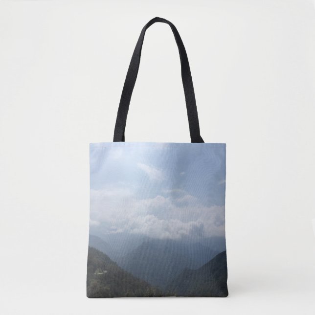 Wolken auf den Hills Sky Blue Fotografy Tasche (Vorderseite)