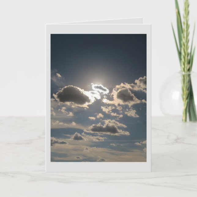 Wolken aus Beileid Karte (Vorderseite)