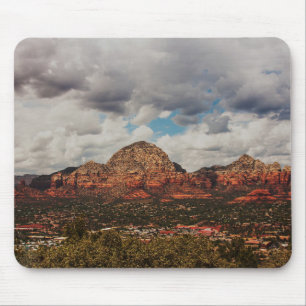 Wolken beim Einrollen in Sedona Mousepad