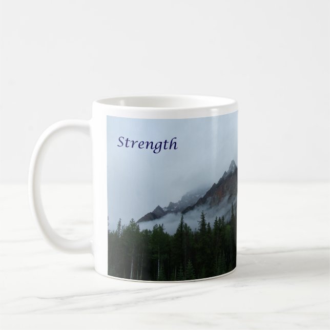 Wolken-Berg - Stärke Kaffeetasse (Links)