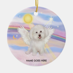 Wolken - Bichon Angel (#7), NAME GIBT ES HIER Keramik Ornament