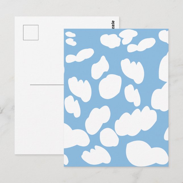 Wolken Blauer Himmel Wolken Postkarte (Vorne/Hinten)