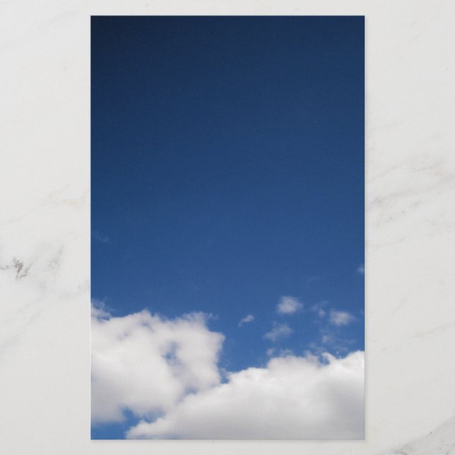 Wolken & Blue Sky Stationery Briefpapier (Vorderseite)