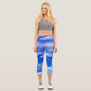 Wolken Capri Leggings