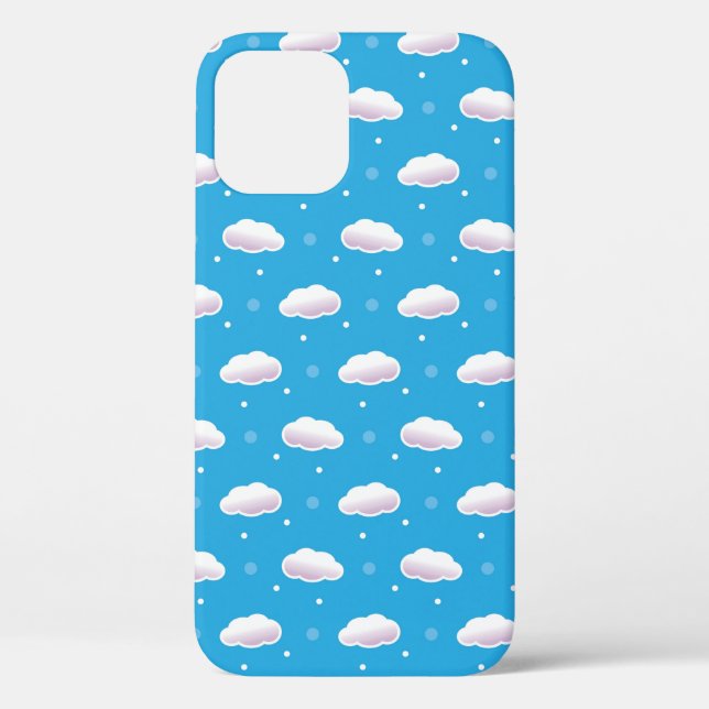 Wolken Case-Mate iPhone Hülle (Rückseite)