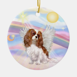 Wolken - Cavalier King Charles (Blenheim) Keramik Ornament