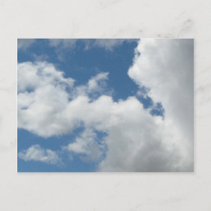 Wolken, die Sie mit Ihrem Text anpassen können Postkarte