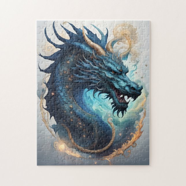 Wolken-Drachen-Puzzle  (Vertikal)