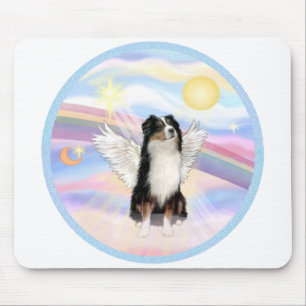 Wolken - Dreifarbiger Australian Shepherd Mousepad
