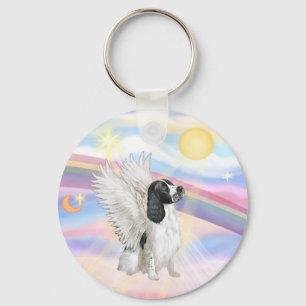 Wolken - English Springer Spaniel Engel Schlüsselanhänger
