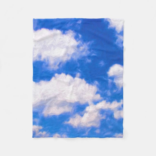 Wolken Fleece Blanket (30 x 40 Zoll) (Vorderseite)