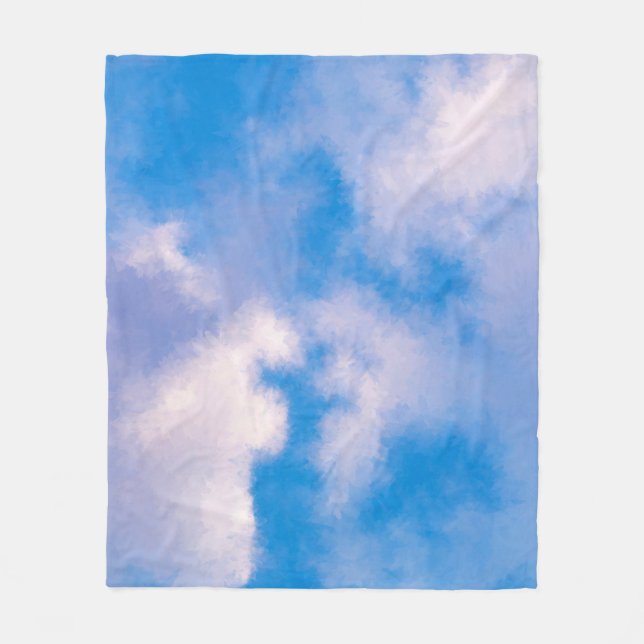 Wolken Fleece Blanket, 50"x60" (Vorderseite)