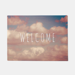 Wolken-Gewohnheit WILLKOMMEN Fußmatte