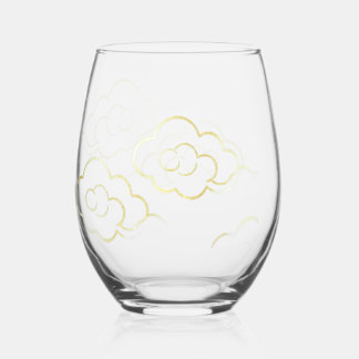 Wolken Goldrand Glas