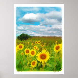 Wolken heute, Plakat