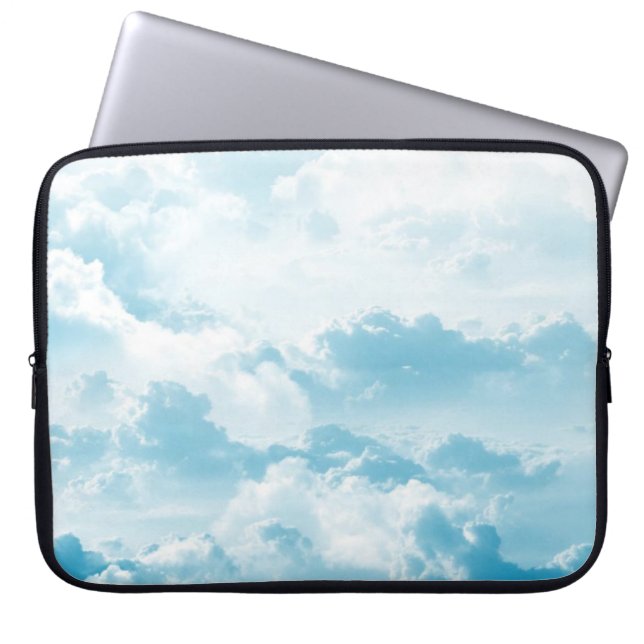 Wolken Himmel Cartoon Vektorbilder Laptopschutzhülle (Vorderseite)
