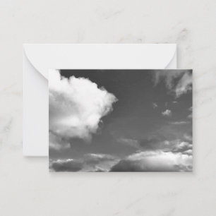 Wolken Himmel Outdoor-Fotografie-Notizkarten Mitteilungskarte
