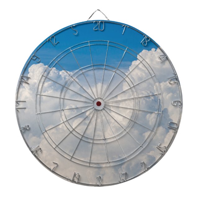 Wolken im Himmel Dartscheibe (vorne)