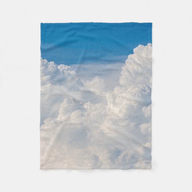 Wolken im Himmel Fleecedecke (Vorderseite)