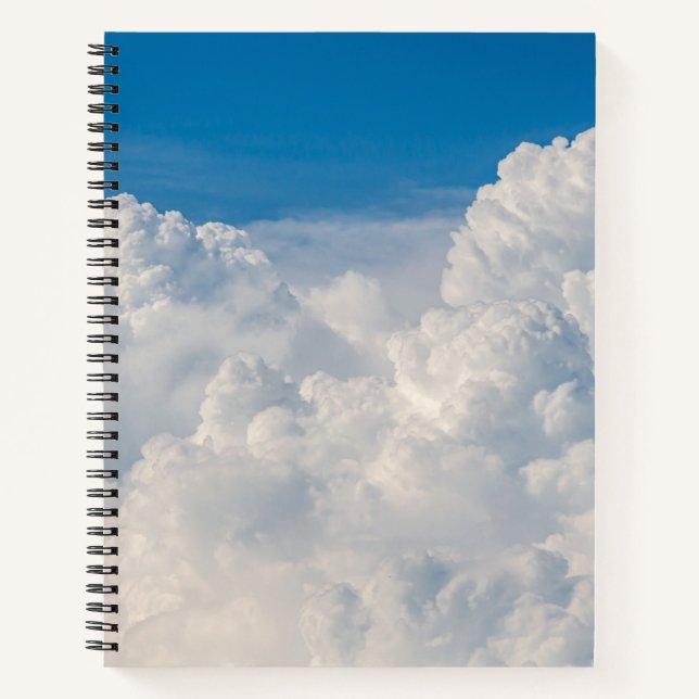 Wolken im Himmel Notizbuch (Vorderseite)