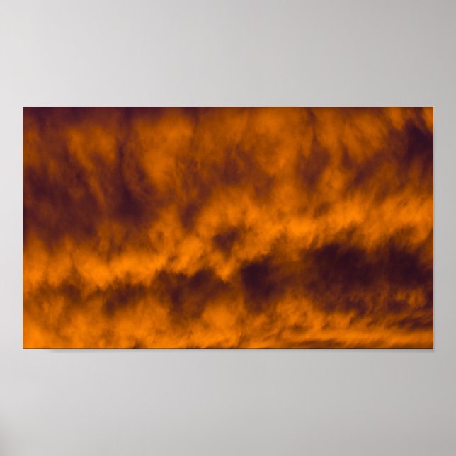 Wolken im Himmel Poster (Vorne)