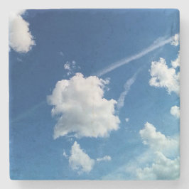 Wolken im Licht Steinuntersetzer