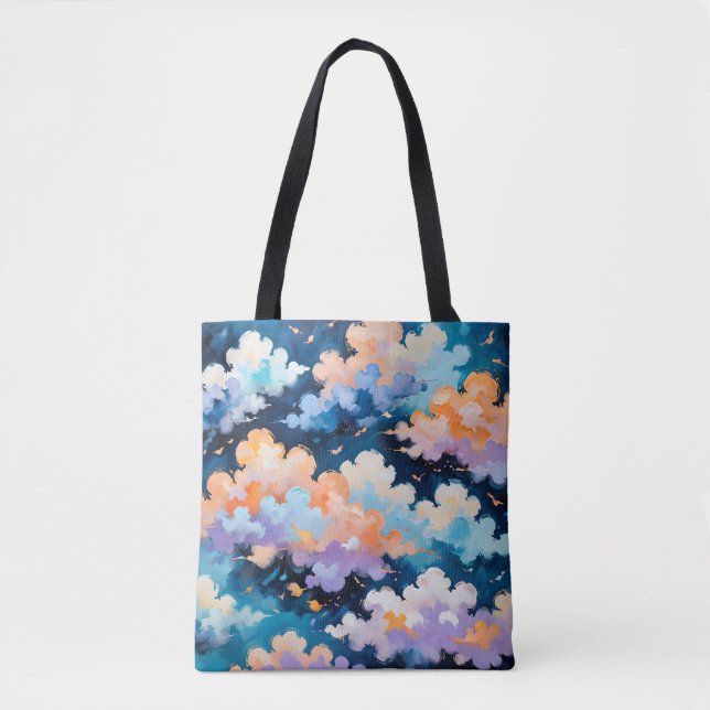 Wolken in Bewegung Tasche (Vorderseite)