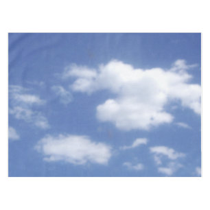Wolken in blauem Himmel Tischdecke