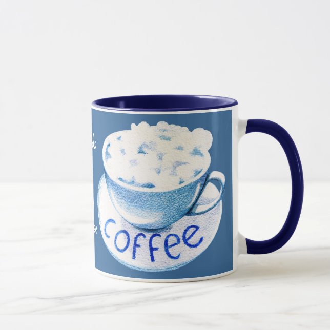 Wolken in meiner Kaffee-Tasse Tasse (Rechts)