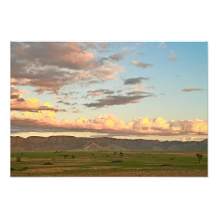 Wolken in Namibia Goldene Stunde Fotodruck