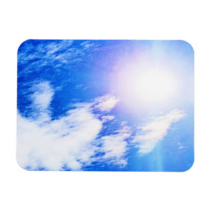 Wolken in Ottawa sonniger Himmel. Jetzt kaufen Magnet