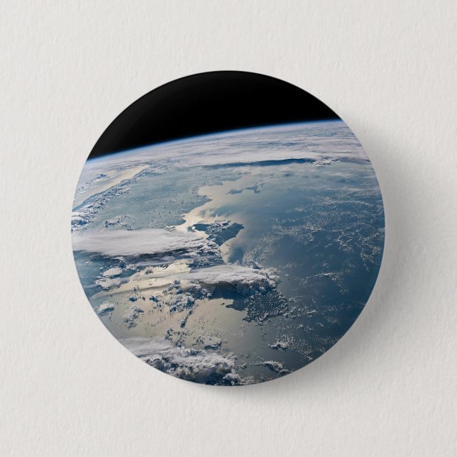 Wolken in Sumatra, Indonesien. Button (Vorderseite)