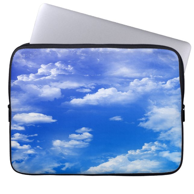 Wolken Laptopschutzhülle (Vorderseite)