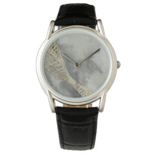 Wolken-Matrix Armbanduhr