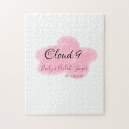 Wolken neun rote Pastell-Junggesellinnenabschied N