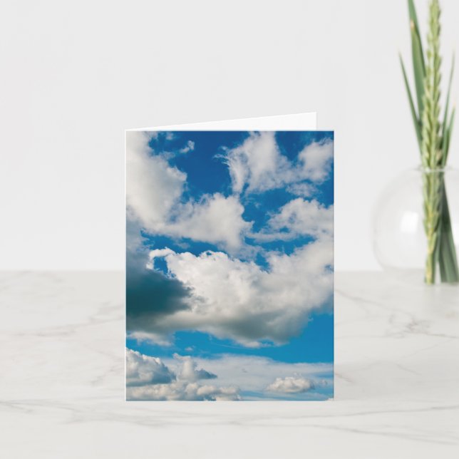 Wolken/ Note Card Karte (Vorderseite)