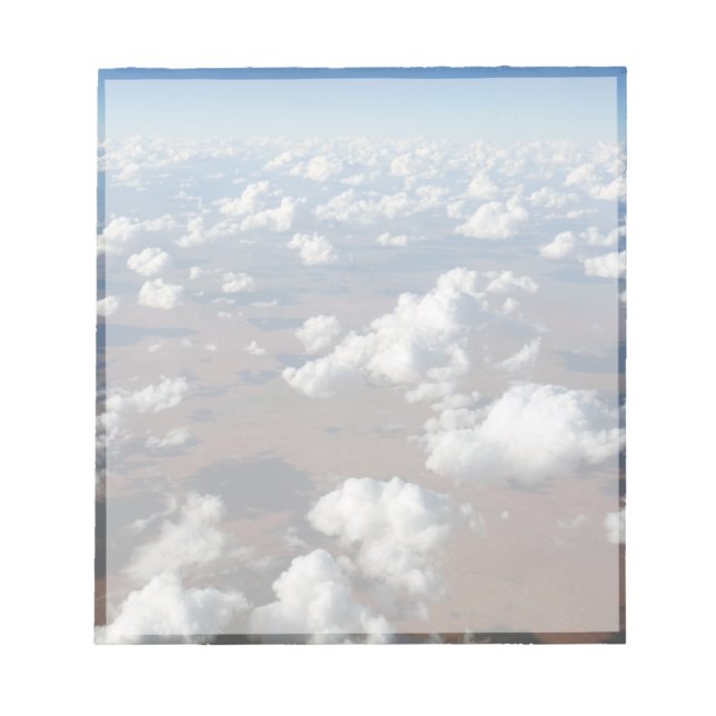 Wolken Notizen Notizblock (Vorderseite)