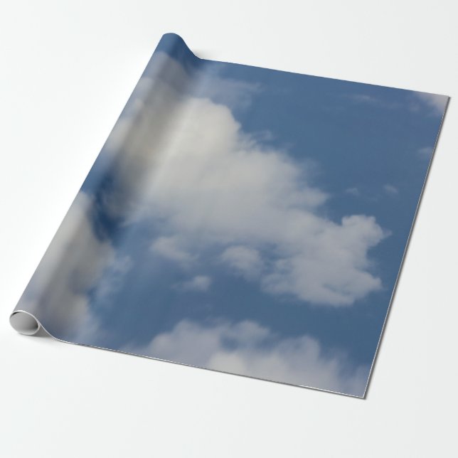 Wolken-Packpapier Geschenkpapier (Ungerollt)