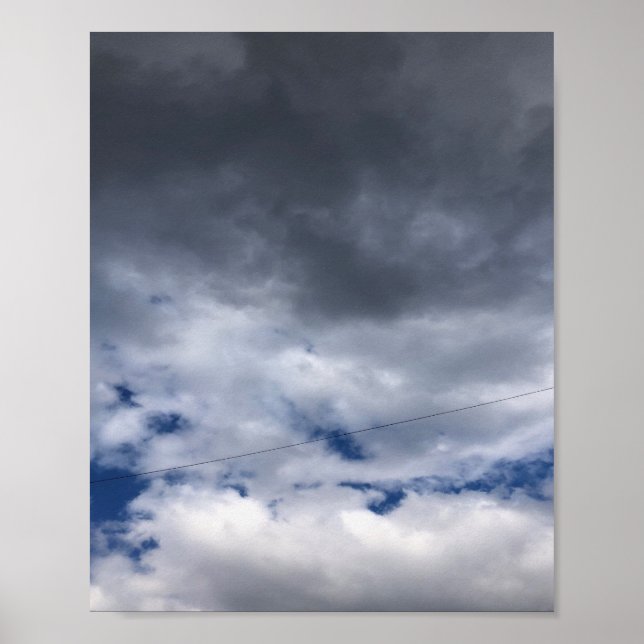 Wolken-Plakate Poster (Vorne)