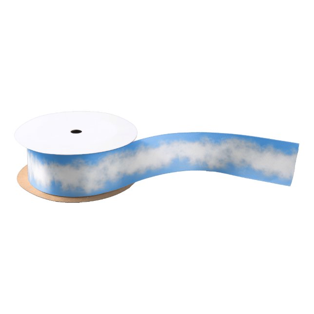 Wolken Satinband (Spule)